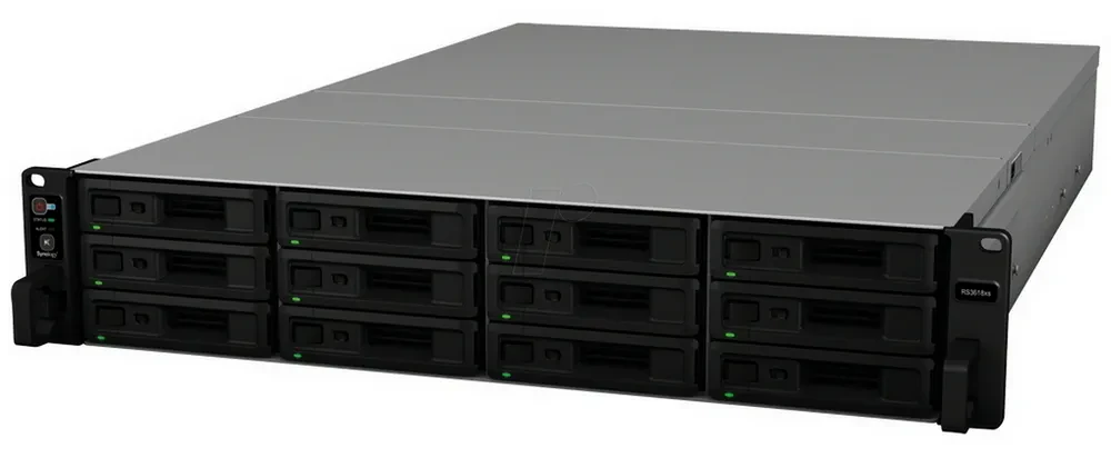 Stocare atașată la rețea SYNOLOGY RS3618xs, Gri