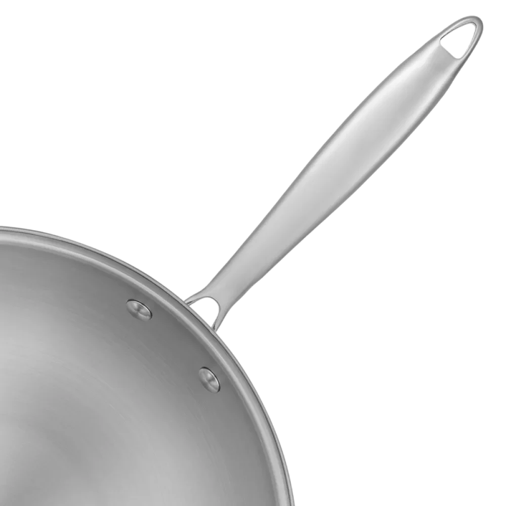 Сковорода WOK RESTO 95004, 28см, Нержавеющая сталь