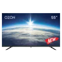 55" LED SMART Телевизор OZON U55Z8000R, 3840x2160 4K UHD, Android TV, Чёрный