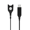 Cablu audio EPOS USB-ED 01, USB Type-A - ED (deconectare ușoară), Negru