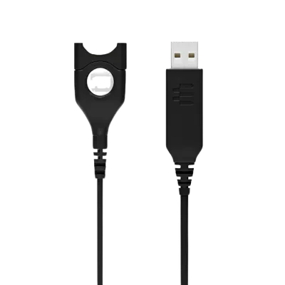 Cablu audio EPOS USB-ED 01, USB Type-A - ED (deconectare ușoară), Negru