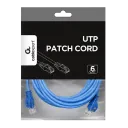 Патч-корд Cablexpert PP6U-3M/B, Cat6 UTP, 3м, Синий