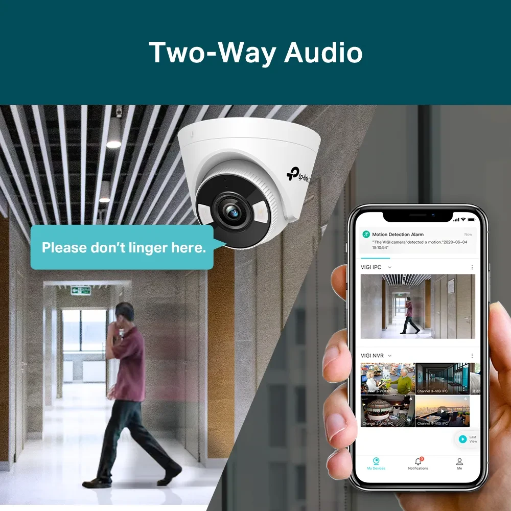 Camera de supraveghere IP TP-LINK VIGI C440 (4mm), Alb