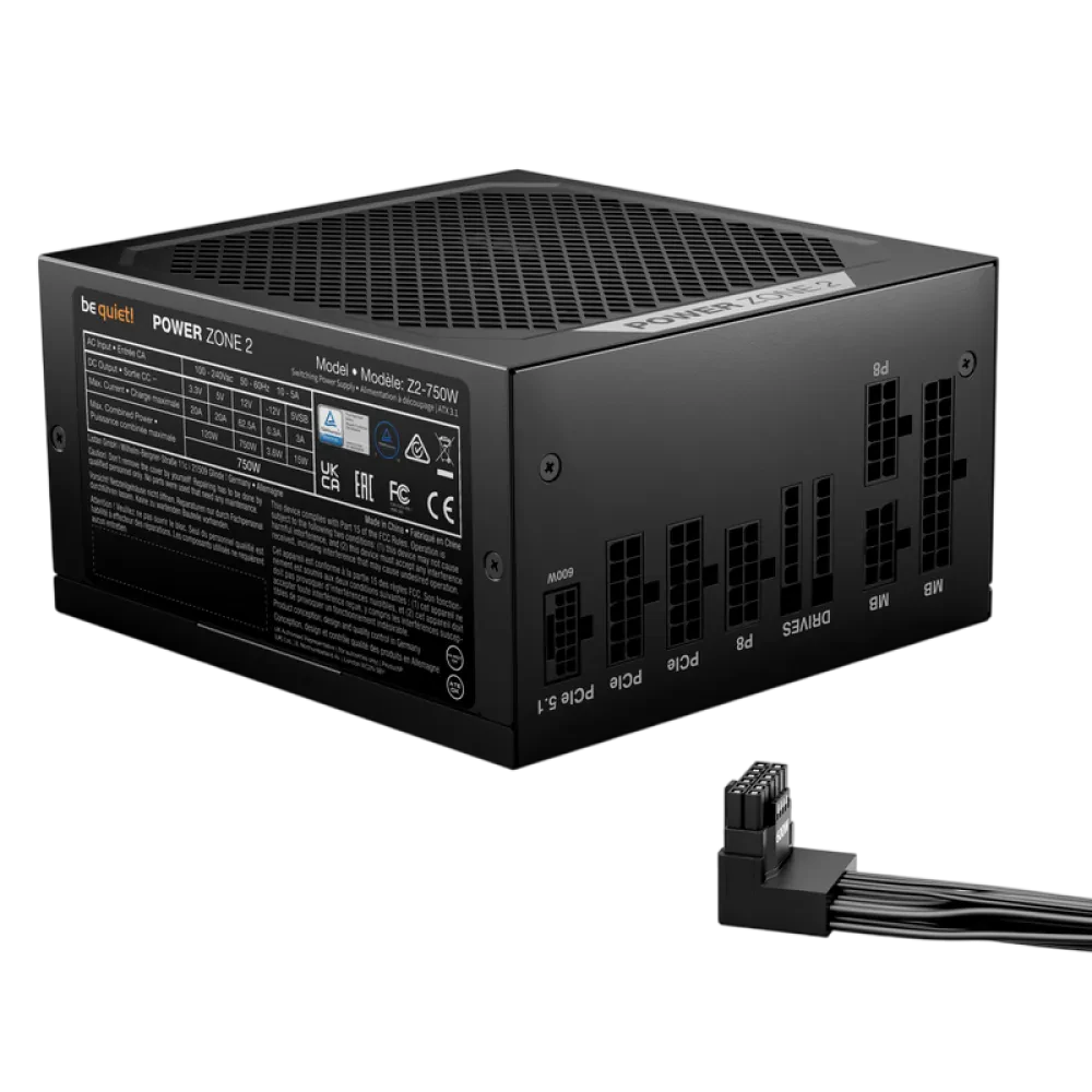 Sursă Alimentare PC be quiet! Power Zone 2, 750W, ATX, Complet modular