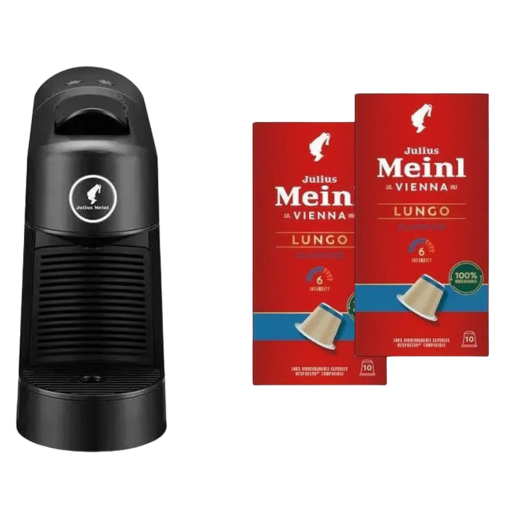 Cafetieră cu capsule Julius Meinl Inspresso Pinta, 1400W, Negru