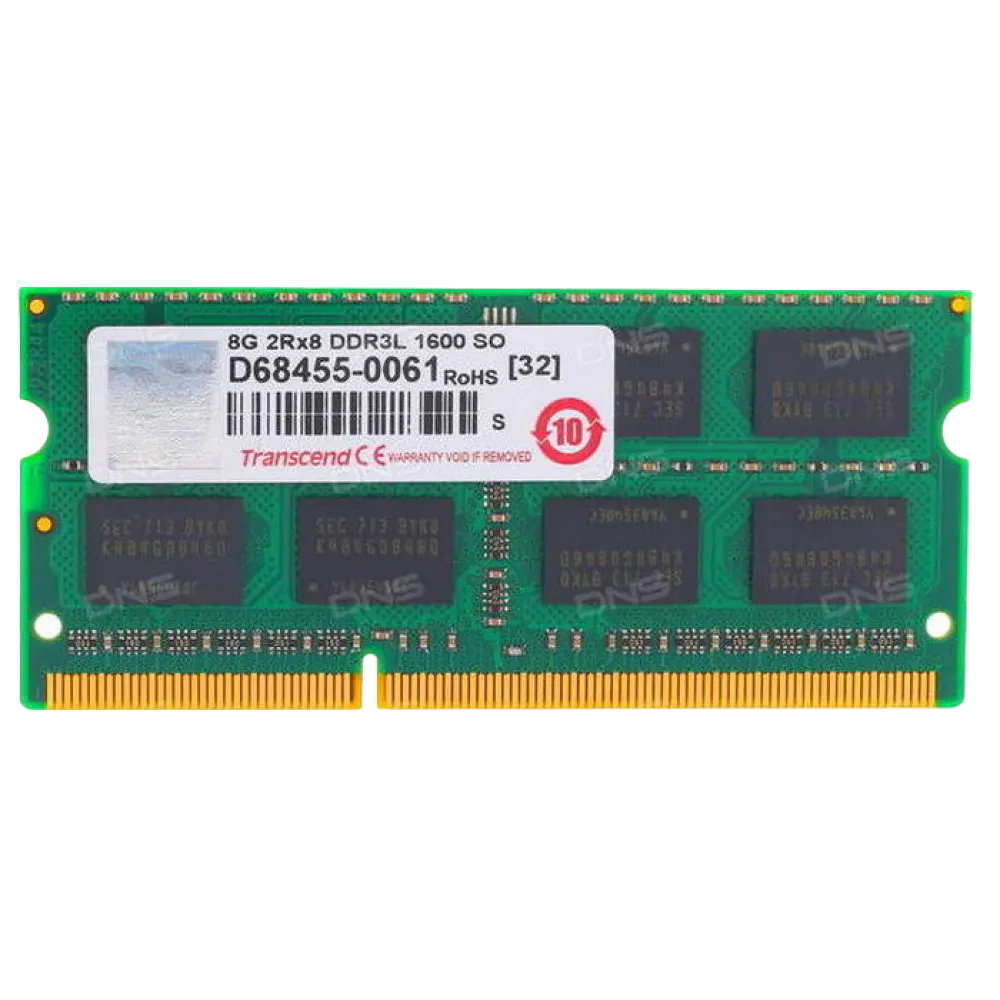 Оперативная память Transcend TS1GSK64W6H, DDR3 SDRAM, 1600 МГц, 8Гб