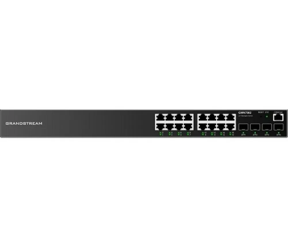 Сетевой коммутатор Grandstream GWN7802, 16x 10/100/1000 Мбит/с