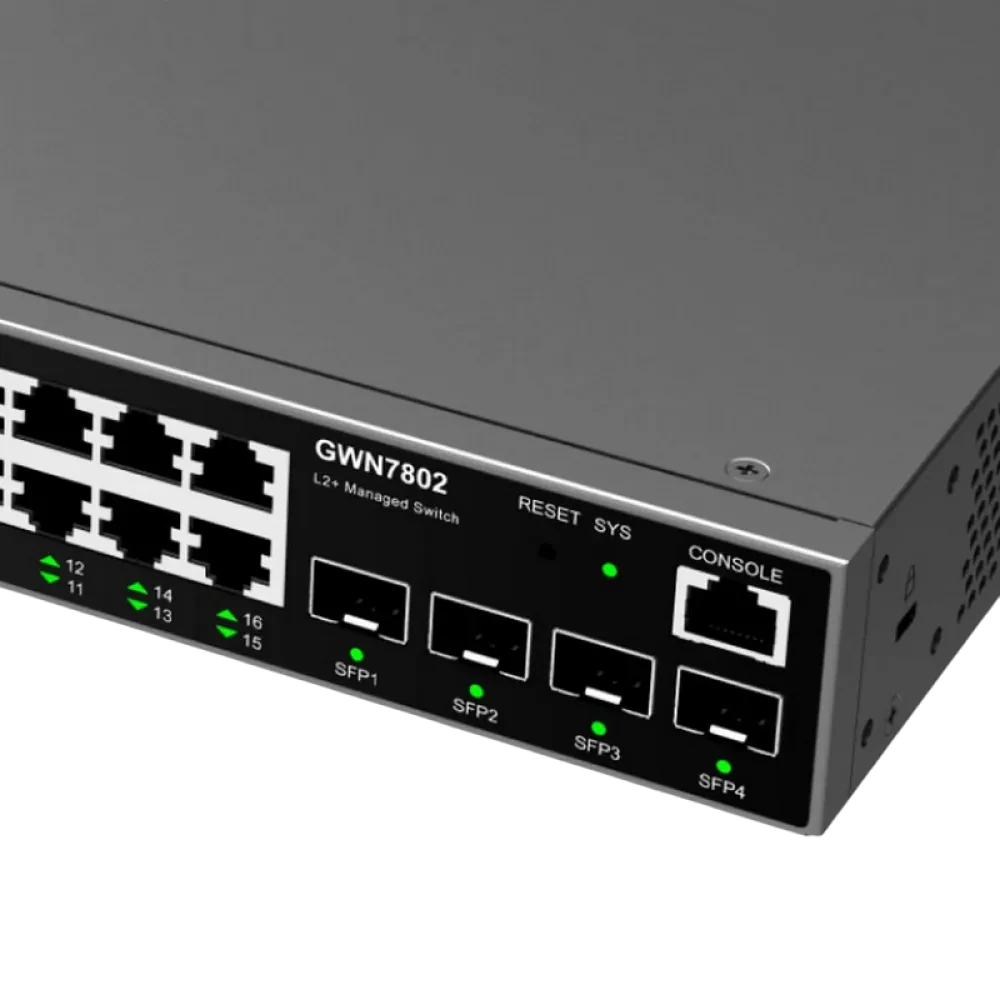 Сетевой коммутатор Grandstream GWN7802, 16x 10/100/1000 Мбит/с