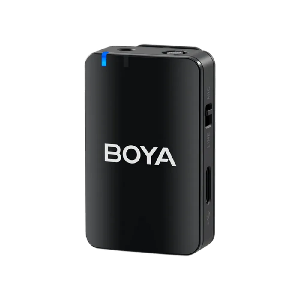 Microfon portabil pentru înregistrare vocală Boya Boyamic 3in1, Fără fir, Negru