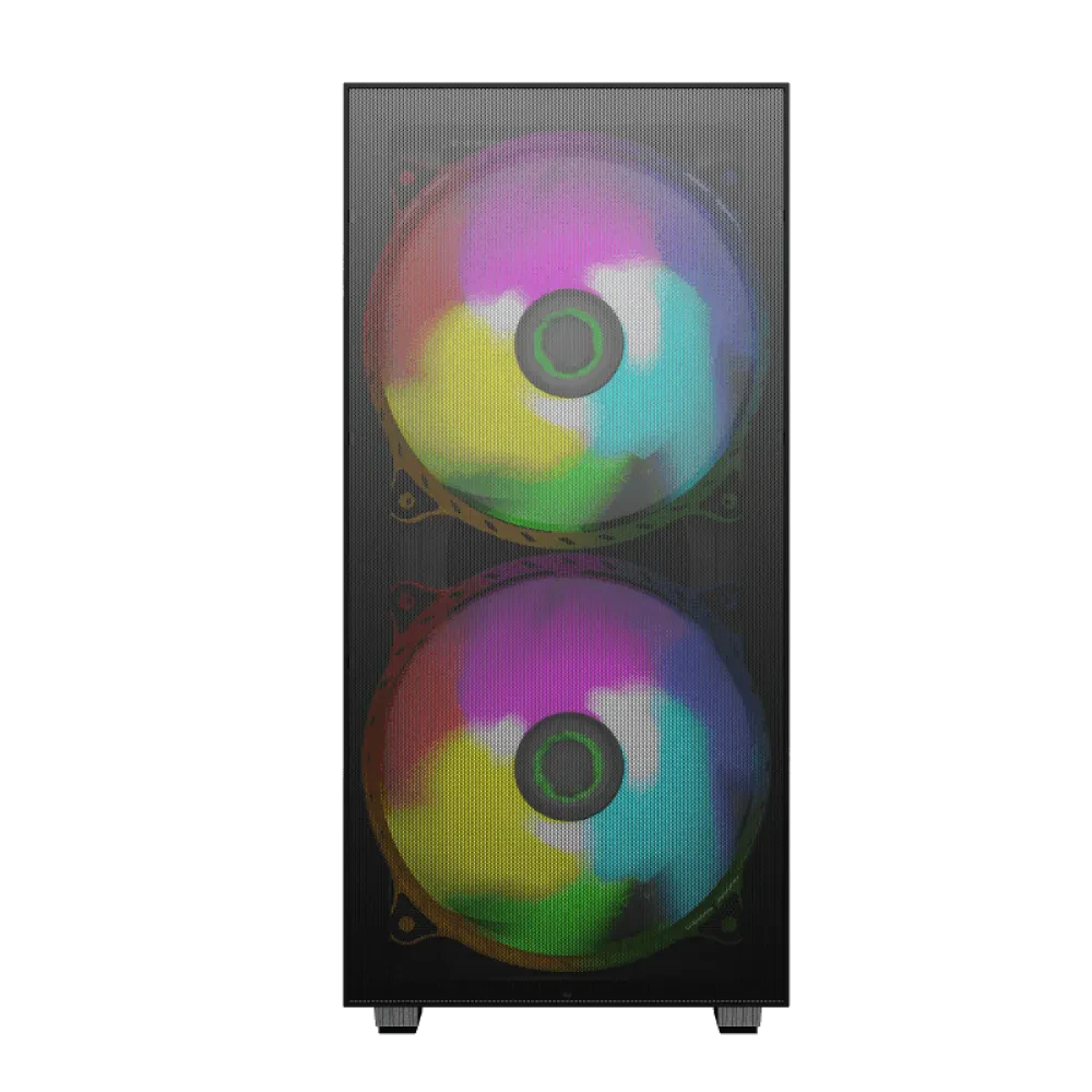 Компьютерный корпус Gamemax Aero, Midi-Tower, Без блока питания, Чёрный