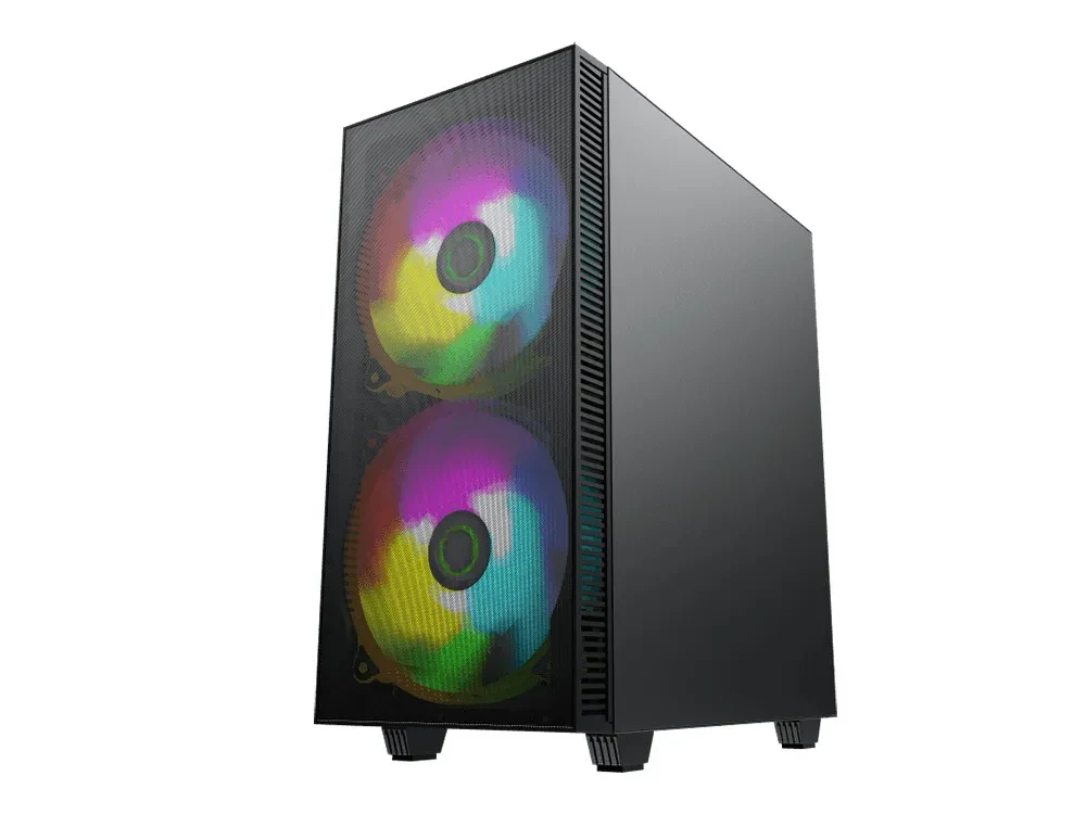 Компьютерный корпус Gamemax Aero, Midi-Tower, Без блока питания, Чёрный