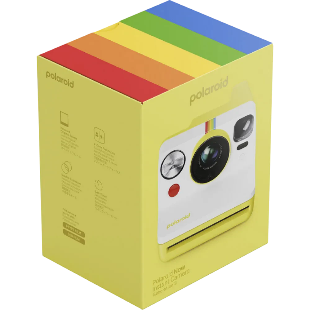 Фотоаппарат моментальной печати Polaroid Now Gen 3, Желтый