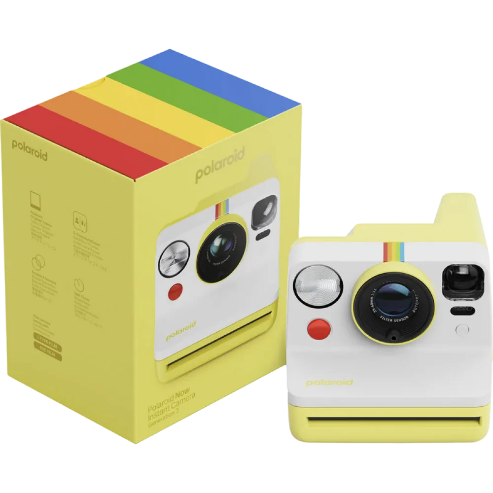 Фотоаппарат моментальной печати Polaroid Now Gen 3, Желтый