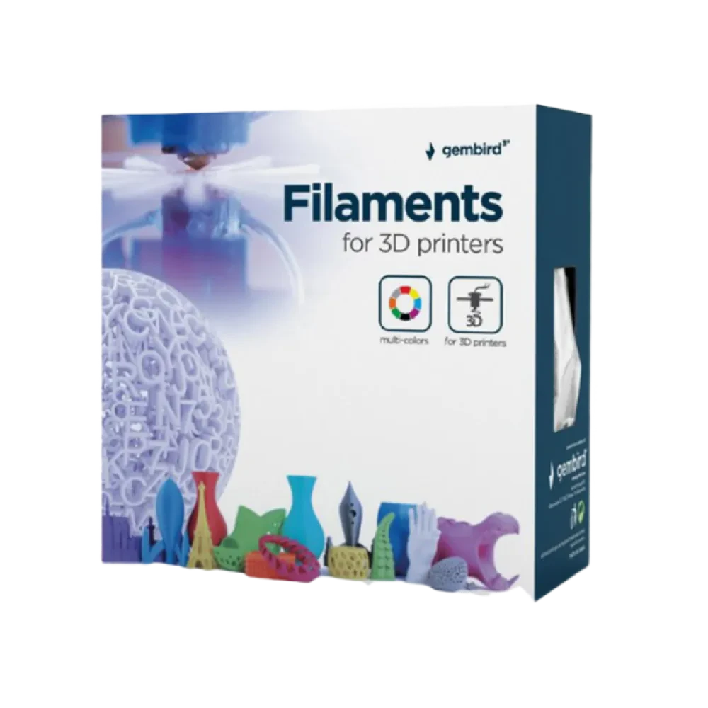 Filament pentru imprimantă 3D Gembird 3DP-ABS1.75-01-LG, ABS, Verde Luminos , 1.75 mm, 1kg