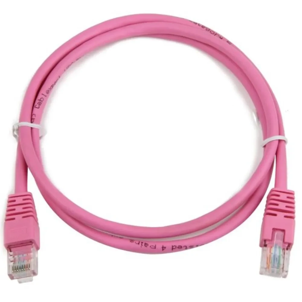 Патч-корд Cablexpert PP6-1M/RO, Cat6 FTP , 1м, Розовый