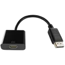 Видеоадаптер Cablexpert A-DPM-HDMIF-002, DisplayPort (M) - HDMI (F), 0,1 м, Чёрный