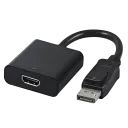 Видеоадаптер Cablexpert A-DPM-HDMIF-002, DisplayPort (M) - HDMI (F), 0,1 м, Чёрный