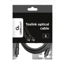 Cablu audio Cablexpert CC-OPT-3M, Toslink - Toslink, 3m, Negru