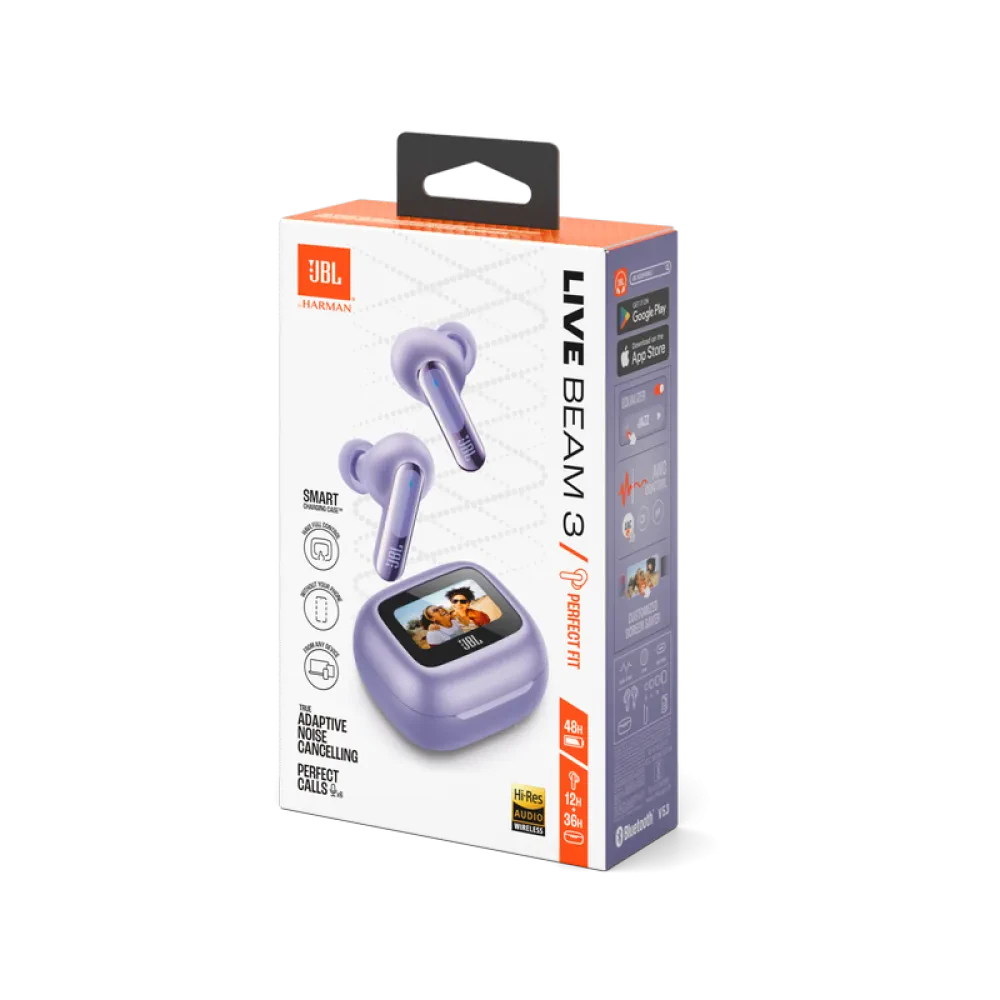 Căști JBL LIVE Beam 3, Violet