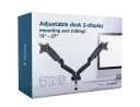 Suport pentru monitor Gembird MA-DA2-05, Negru