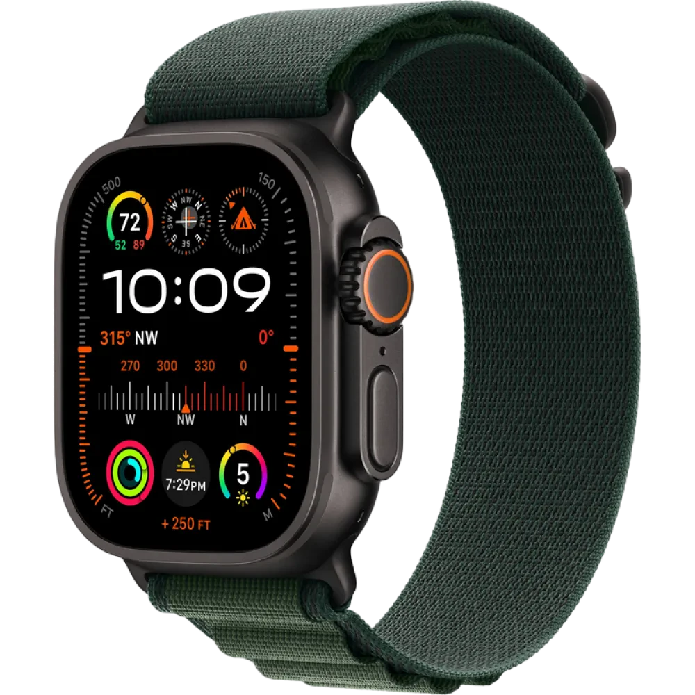 Ceas inteligent Apple Watch Ultra 2, 49mm, Verde inchis