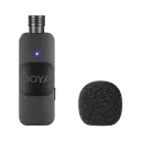 Microfon portabil pentru înregistrare vocală Boya BY-V20, Fără fir, Negru