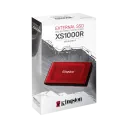 Внешний портативный SSD накопитель Kingston XS1000, 1 ТБ, Красный (SXS1000R/1000G)