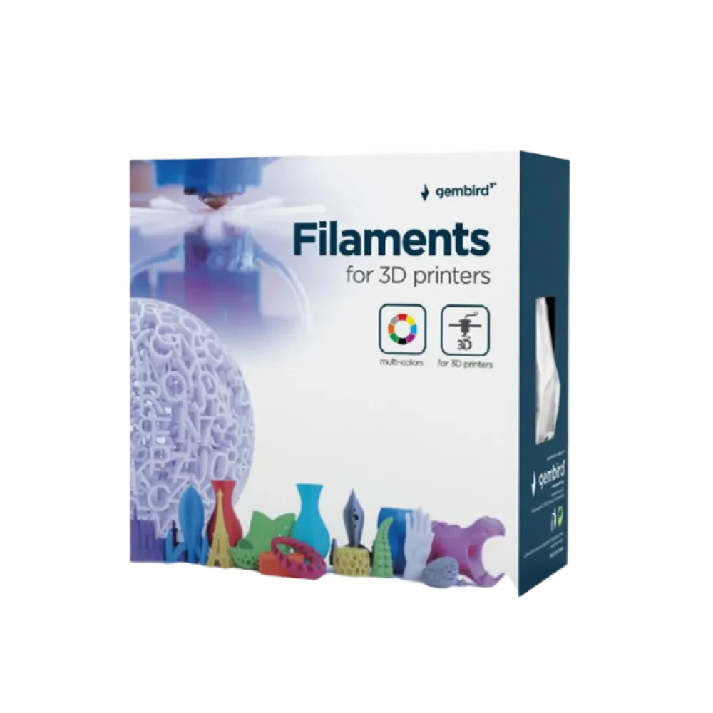 Filament pentru imprimantă 3D Gembird 3DP-PLA1.75-01-GB, PLA, Indigo , 1.75 mm, 1kg