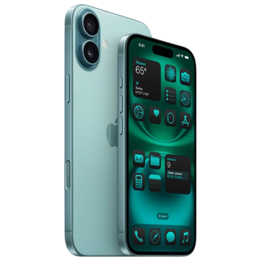 Смартфон Apple iPhone 16 Plus, 256Гб, Бирюзовый