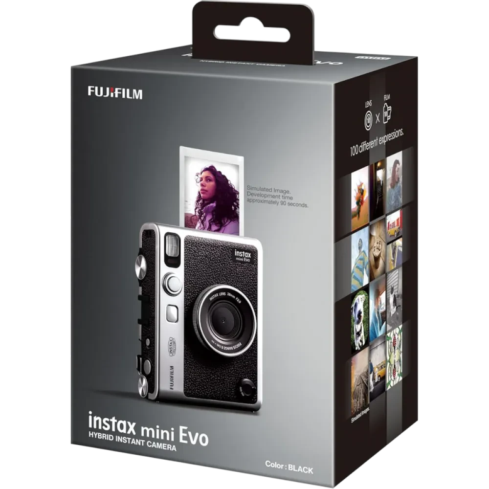 Cameră Foto instax Mini Evo USB Type-C, Negru