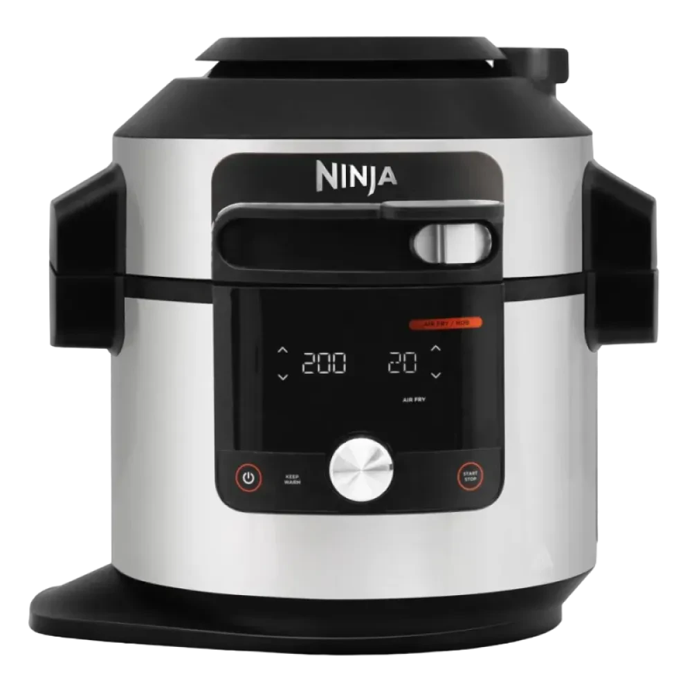Aparat de gătit multifuncțional sub presiune Ninja OL750EU, Argintiu | Negru