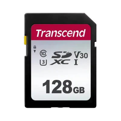 Card de Memorie Transcend SDXC Class 10, 128GB (TS128GSDC300S)