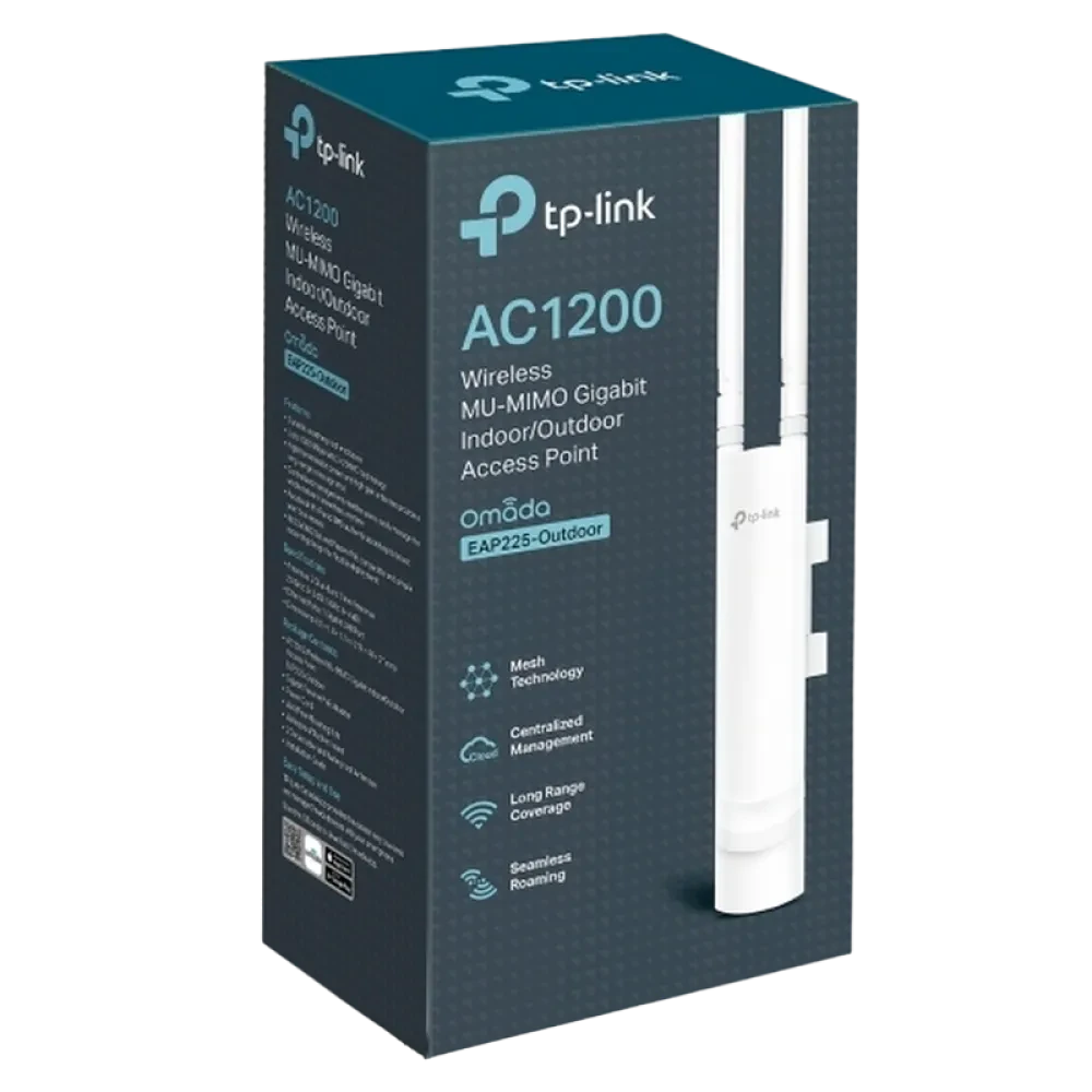 Punct de acces exterior TP-LINK AC1200, 300 Mbps, 867 Mbps, Alb