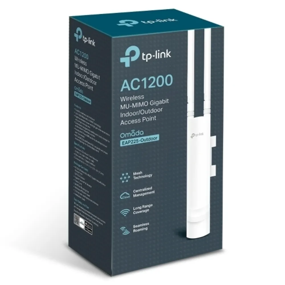 Punct de acces exterior TP-LINK AC1200, 300 Mbps, 867 Mbps, Alb