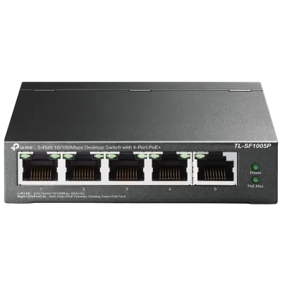Comutator PoE TP-LINK TL-SF1005P, 4x IEEE 802.3af/at