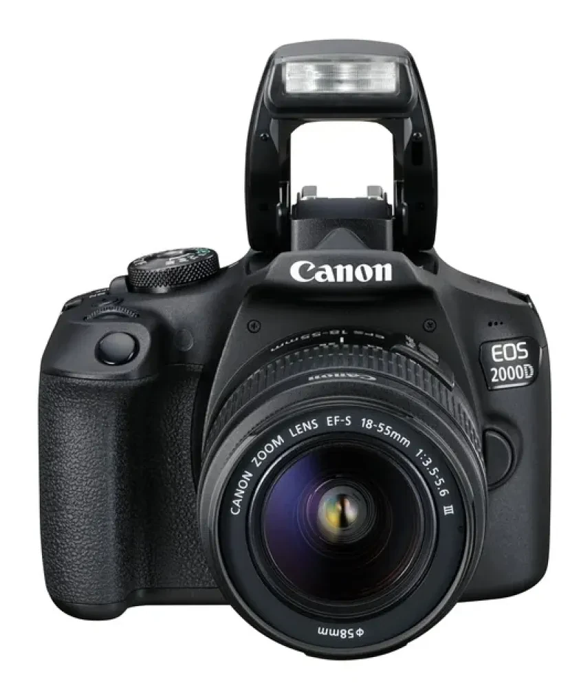 Aparat foto DSLR Canon EOS 2000D & EF-S 18-55mm  f/3.5-5.6 IS II KIT
