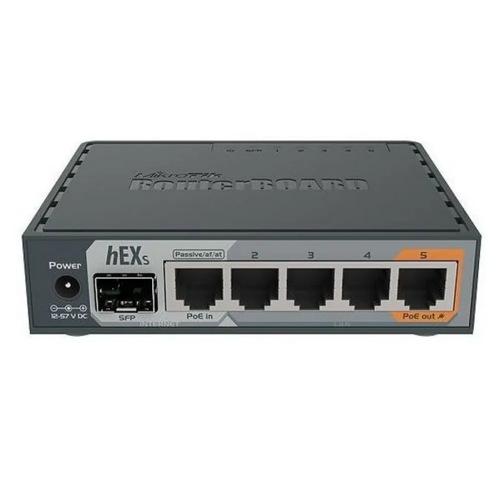 Маршрутизатор MikroTik hEX S, Чёрный