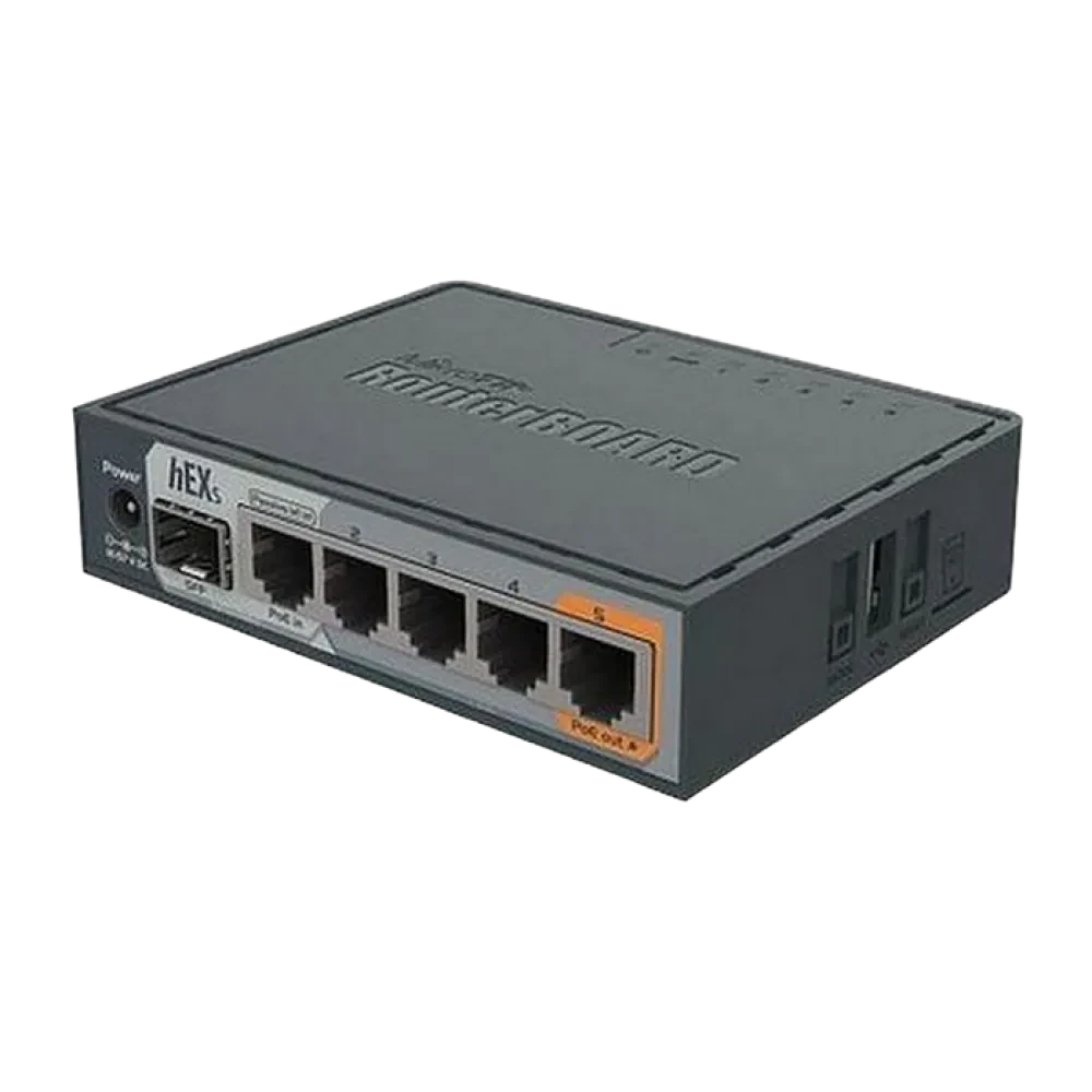 Маршрутизатор MikroTik hEX S, Чёрный
