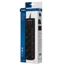 Сетевой фильтр SVEN SF-05PL, 5 Розеток, 3м, Чёрный