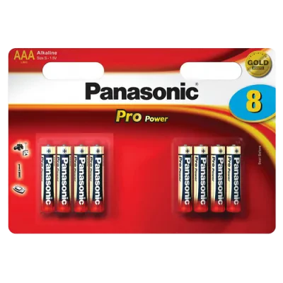 Батарейки Panasonic LR03XEG, AAA, 8шт.