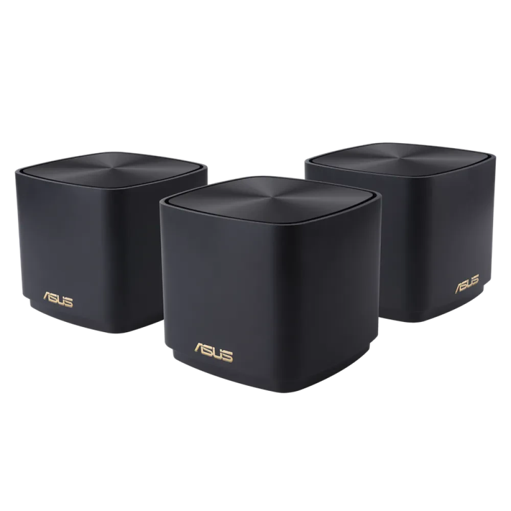Домашняя Mesh Wi-Fi система ASUS ZenWiFi XD4 Plus (B-2-PK), Wi-Fi, Чёрный
