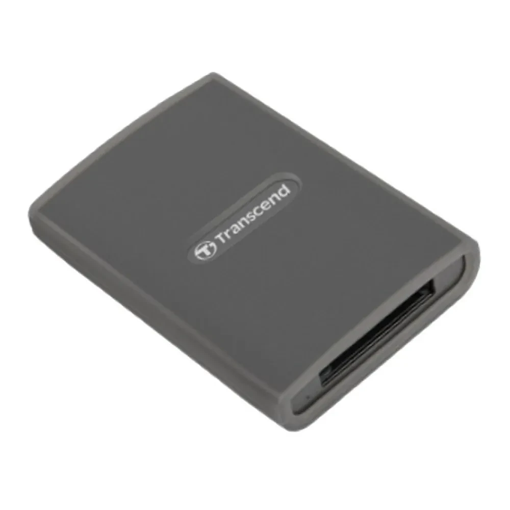 Кардридер Transcend TS-RDE2, USB Type-C, USB Type-A, Серый