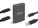 Кардридер Transcend TS-RDE2, USB Type-C, USB Type-A, Серый