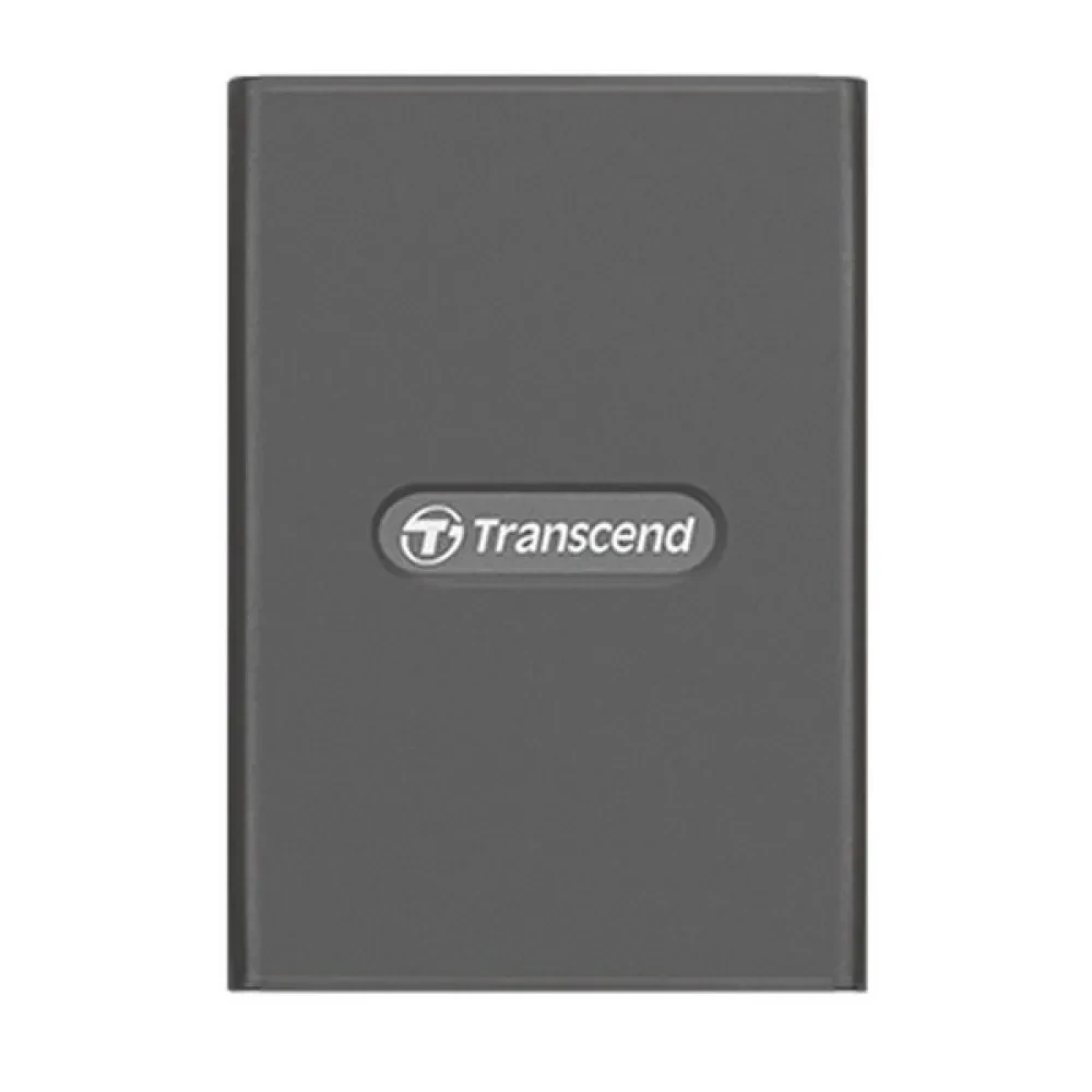 Кардридер Transcend TS-RDE2, USB Type-C, USB Type-A, Серый