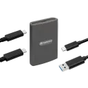 Кардридер Transcend TS-RDE2, USB Type-C, USB Type-A, Серый