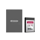 Кардридер Transcend TS-RDE2, USB Type-C, USB Type-A, Серый