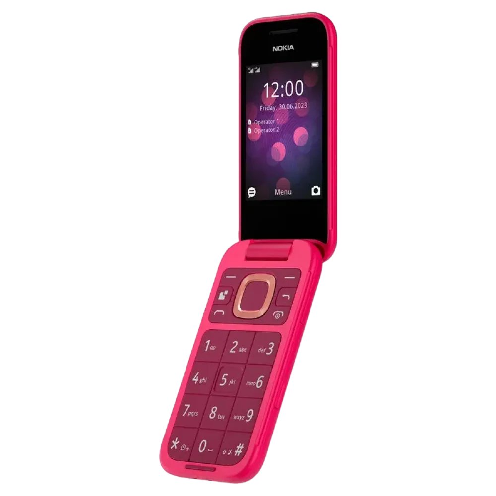 Telefon mobil Nokia 2660 Flip 4G, Roz
