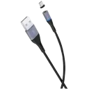 Cablu încărcare și sincronizare XO NB125, USB Type-A/USB Type-C, 1m, Negru