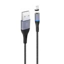 Cablu încărcare și sincronizare XO NB125, USB Type-A/USB Type-C, 1m, Negru