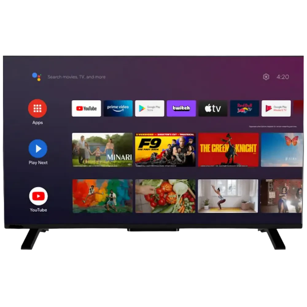 32" LED SMART TV OZON H32S6000R, 1366x768 HD, Android TV, Negru